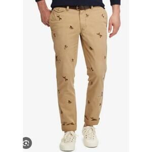 Polo Ralph Lauren Duck Embroidered Chino Pants Men’s 36x34 Khaki NEW Preppy Hunt